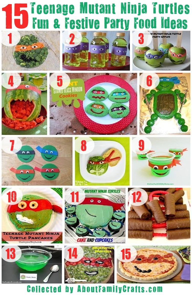 75+ Diy Teenage Mutant Ninja Turtles Birthday Party Ideas â About